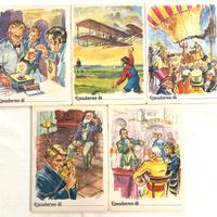 Lotto 5 QUADERNI serie “GRANDI CONQUISTE” 1950-60s