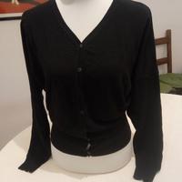 Cardigan Nero "CLASS" - Modello Pipistrello
. M