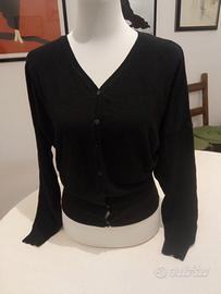 Cardigan Nero "CLASS" - Modello Pipistrello
. M