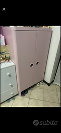 Armadio bambina rosa