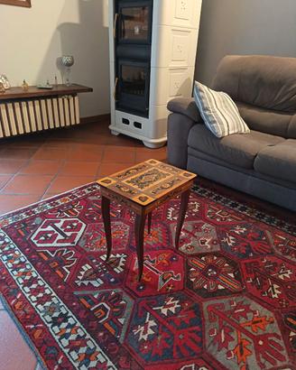 Tavolino Musicale in legno con Intarsi