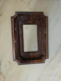 Placche per interruttori in legno