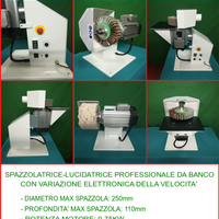 Levigatrice, lucidatrice da banco