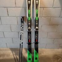Set Sci Völkl RTM  8.0 (165cm)  + Bastoncini