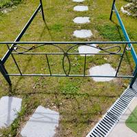 LETTO MATRIMONIALE IN FERRO BATTUTO