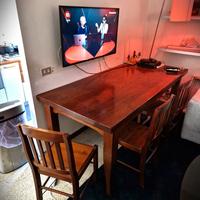 Tavolo Legno Massello Artigianale+4 Sedie abbinate