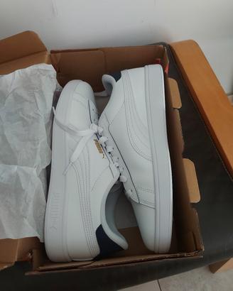 Puma sneakers white - puma navy - gold