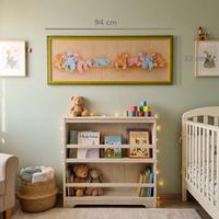 Quadro Anne Geddes cameretta bimbi 100x38 1000pz