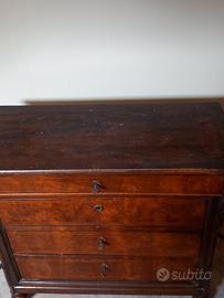 cassettiera vintage antica 