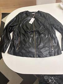 Giacca in Similpelle Nera OVS MYA - Dettagli Oro -