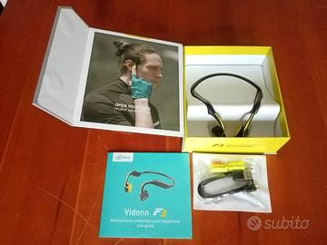 Cuffie wireless, con tecnologia BONE CONDUCTION