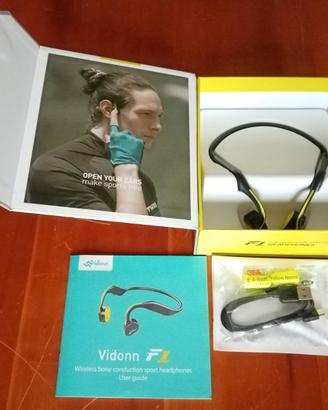 Cuffie wireless, con tecnologia BONE CONDUCTION