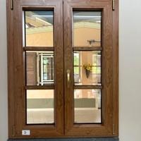 Finestra 2 ante Pvc effetto legno Metalfranchi