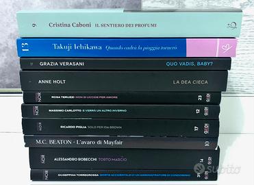 Libri che provengono da settimanali e quotidiani