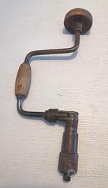 trapano manuale vintage 