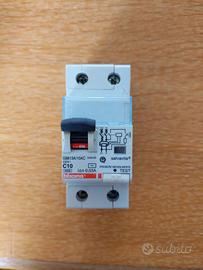 BTicino G8813A/10AC salvavita magnetotermico