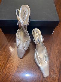 Scarpe da donna color oro/champagne n.37