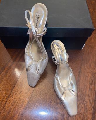 Scarpe da donna color oro/champagne n.37