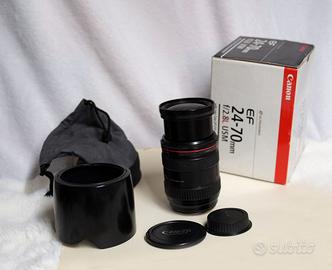 obiettivo canon EF ultrasonic 24-70 mm 2.8L USM