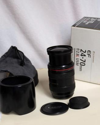 obiettivo canon EF ultrasonic 24-70 mm 2.8L USM