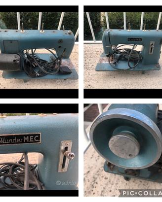 Macchina da cucire vintage con motore