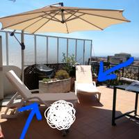 lettini prendisole completi di cuscini 