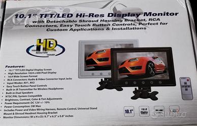 MONITOR LCD 10.1 POLLICI  (n.2 pezzi) 