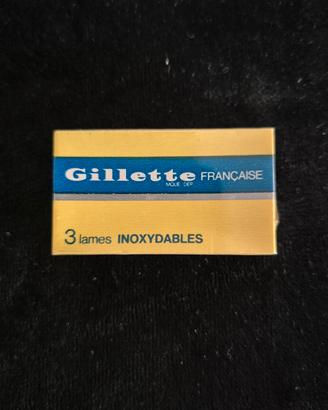 Lamette da barba gillette vintage