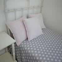 3 cuscini Parlane rosa uncinetto