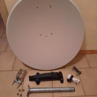 PARABOLA 80 cm con kit di fissaggio Nuova