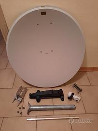 PARABOLA 80 cm con kit di fissaggio Nuova