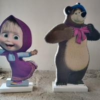 Sagoma in polistirolo MASHA e ORSO