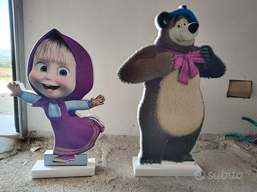 Sagoma in polistirolo MASHA e ORSO