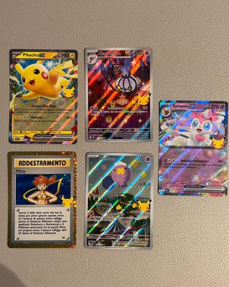 Pokémon 30° Anniversario ITA – Lotto 5 Carte Misty