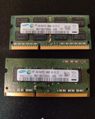Ram SoDimm  per portatile DDR3 4+2 Gbyte Sansung