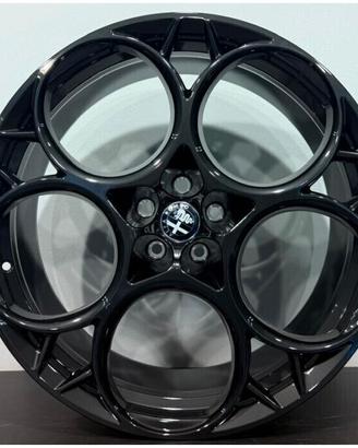 4 cerchi originali dark antracite per Stelvio da 2