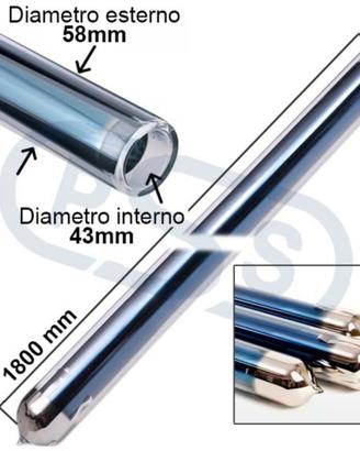 Usato RICAMBIO TUBO SOTTOVUOTO mm 1800 x 58 SOLARE