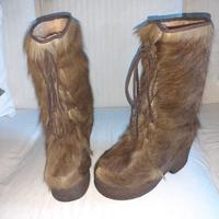 Stivali dopo sci donna pelliccia