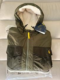 Pile Fleece Hybrid Hoodie Giacca Polo Ralph Lauren
