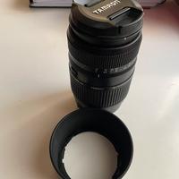 Obiettivo Tamron 70-300 compatibile con Canon