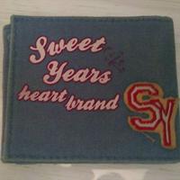 Portafoglio denim Sweet Years