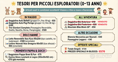 Accessori bambini 0–13 anni - Singoli o in blocco