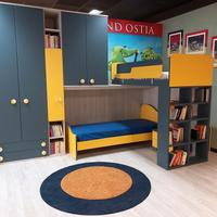 cameretta soppalco angolare