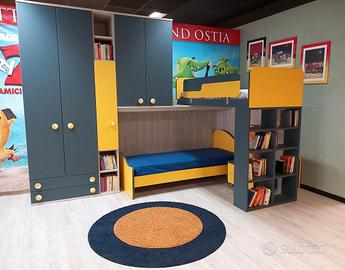 cameretta soppalco angolare