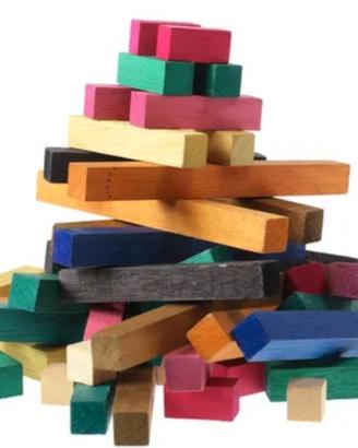 giochi da tavolo, mattoncini in legno 