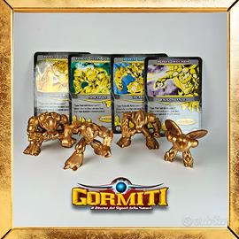 Gormiti Lotto Carte Serie Completa Oro Cartoon