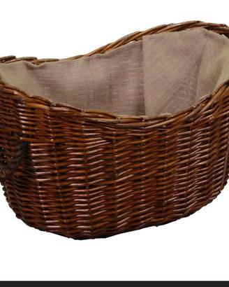 CESTONE VIMINI RIVESTITO IN YUTA