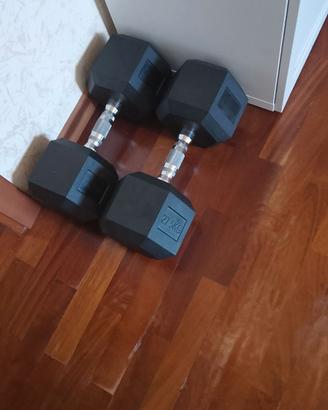 Coppia manubri crossfit 27,5 kg