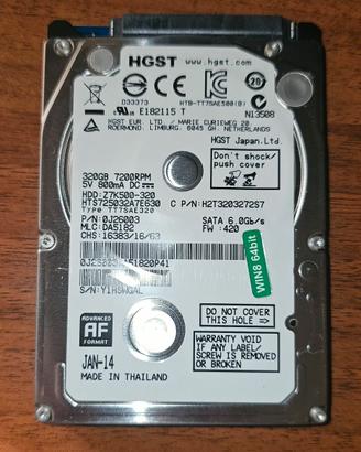 Hardisk per notebook 