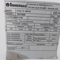 scheda caldaia immergas